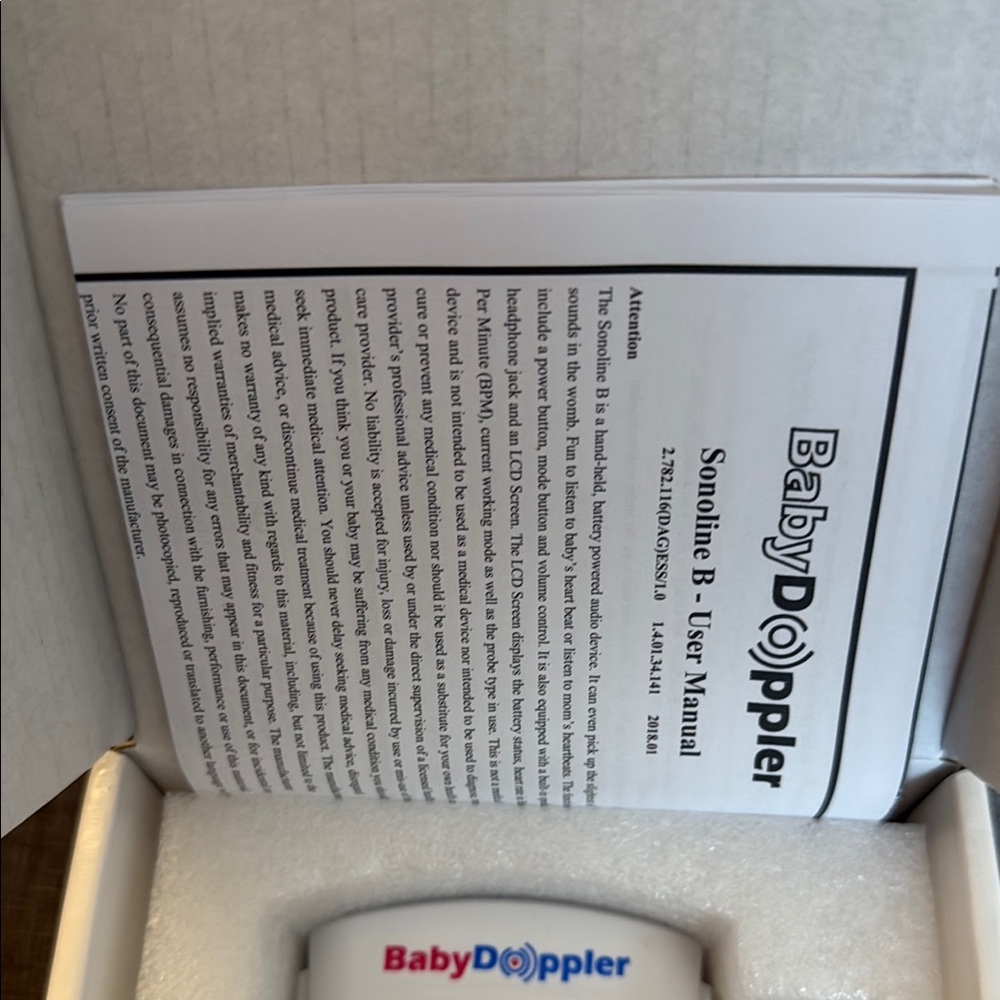 Baby Doppler Sonoline B Sound Tracker - Teal - Picture 4 of 7